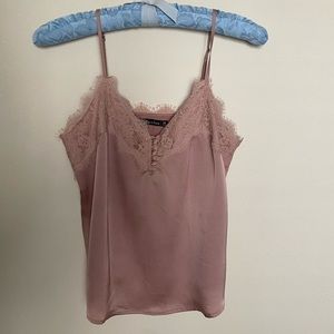 ABERCROMBIE | Lace Trim Cami | XS